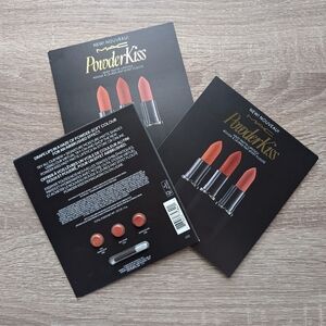 3x MAC PowderKiss Hazy Matte Lipstick Samples Trio